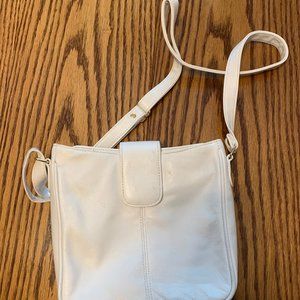 Marlo White Leather Purse